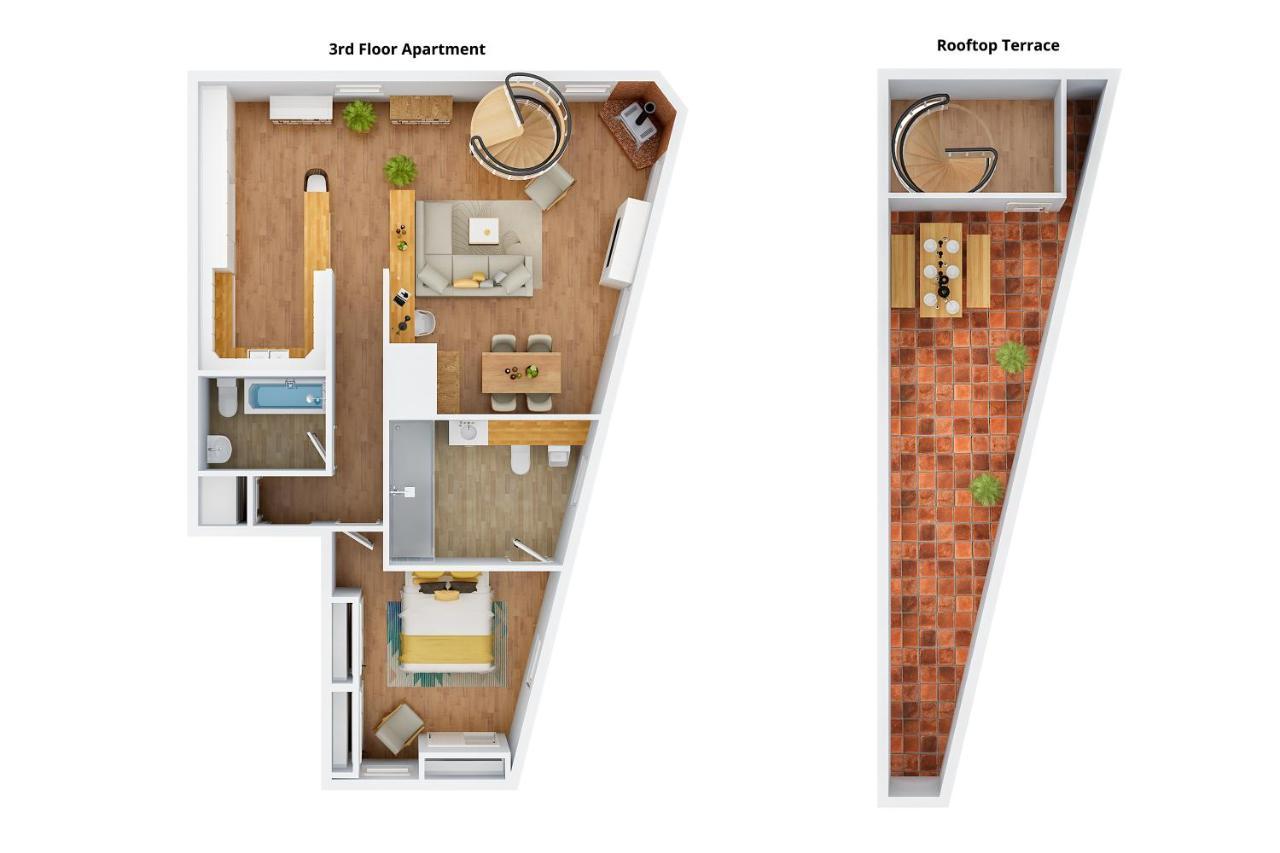 Apartmán 1Br City Heights Central Full Kitchen Wifi Norwich Exteriér fotografie